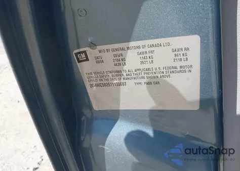 2007 Buick Lacrosse Cx из США, поврежденный, VIN 2G4WC582571135697